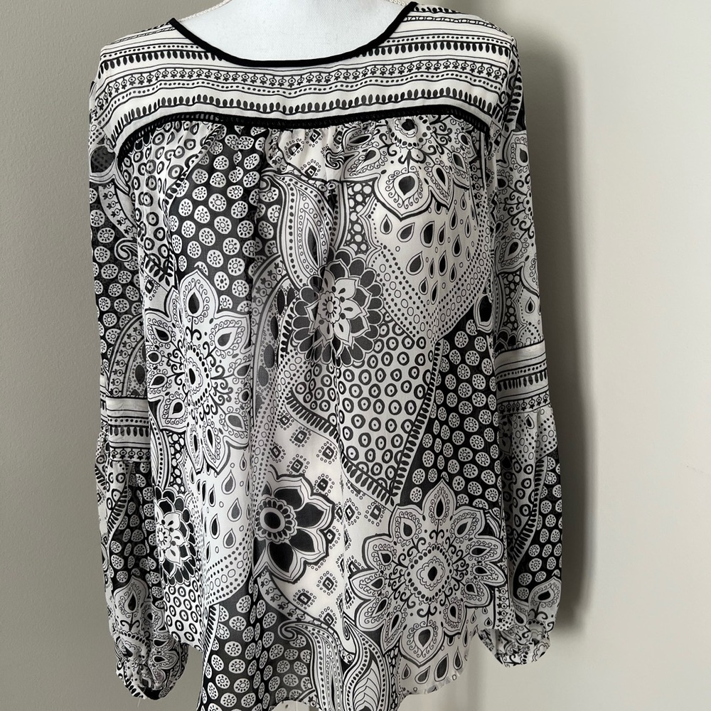 Loft sheer blouse